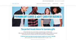 Desktop Screenshot of primarkforbusiness.com